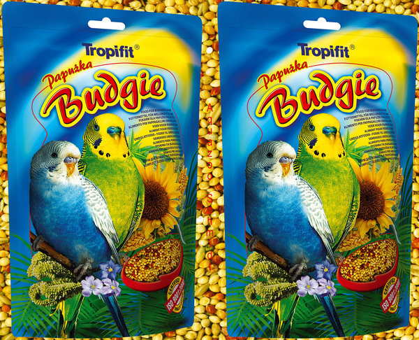 Tropical Wellensittich-Futter Budgie – food for budgerigars 2x 700g #