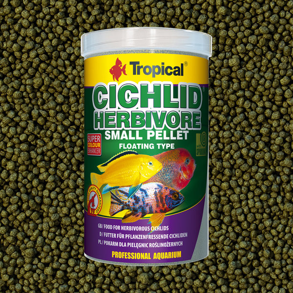 Tropical Cichlid Herbivore Small Pellet ^