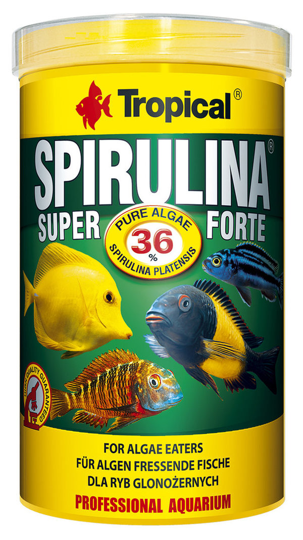 Tropical Super Spirulina Forte 36% Flakes ^