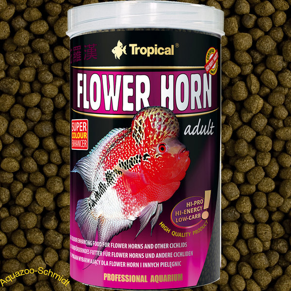 Tropical Flower Horn Adult Pellet 1L #