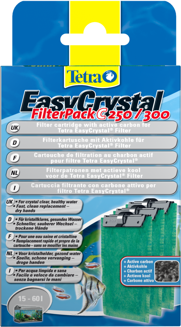 "Tetra EasyCrystal Filter Pack C250/300 mit Aktivkohle"