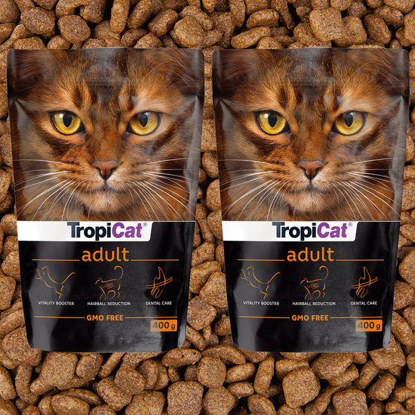 "TropiCat Premium Adult 2x 400g"